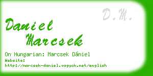 daniel marcsek business card